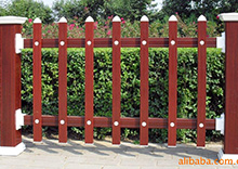 木紋草坪護(hù)欄