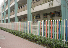 多色彩PVC圍墻護(hù)欄